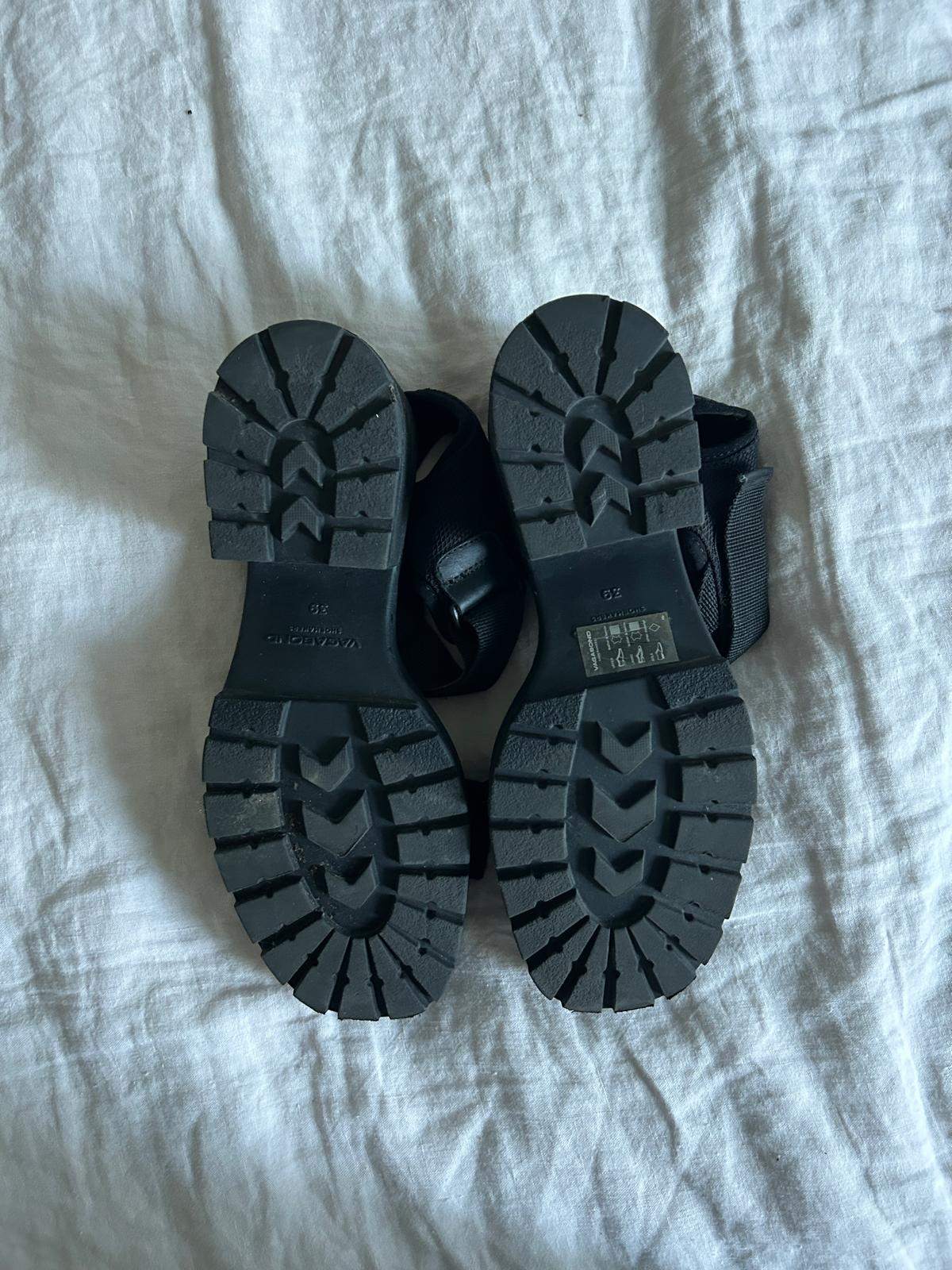 Black Vagabond Dioon platform sandals (Size 39) - photo 4