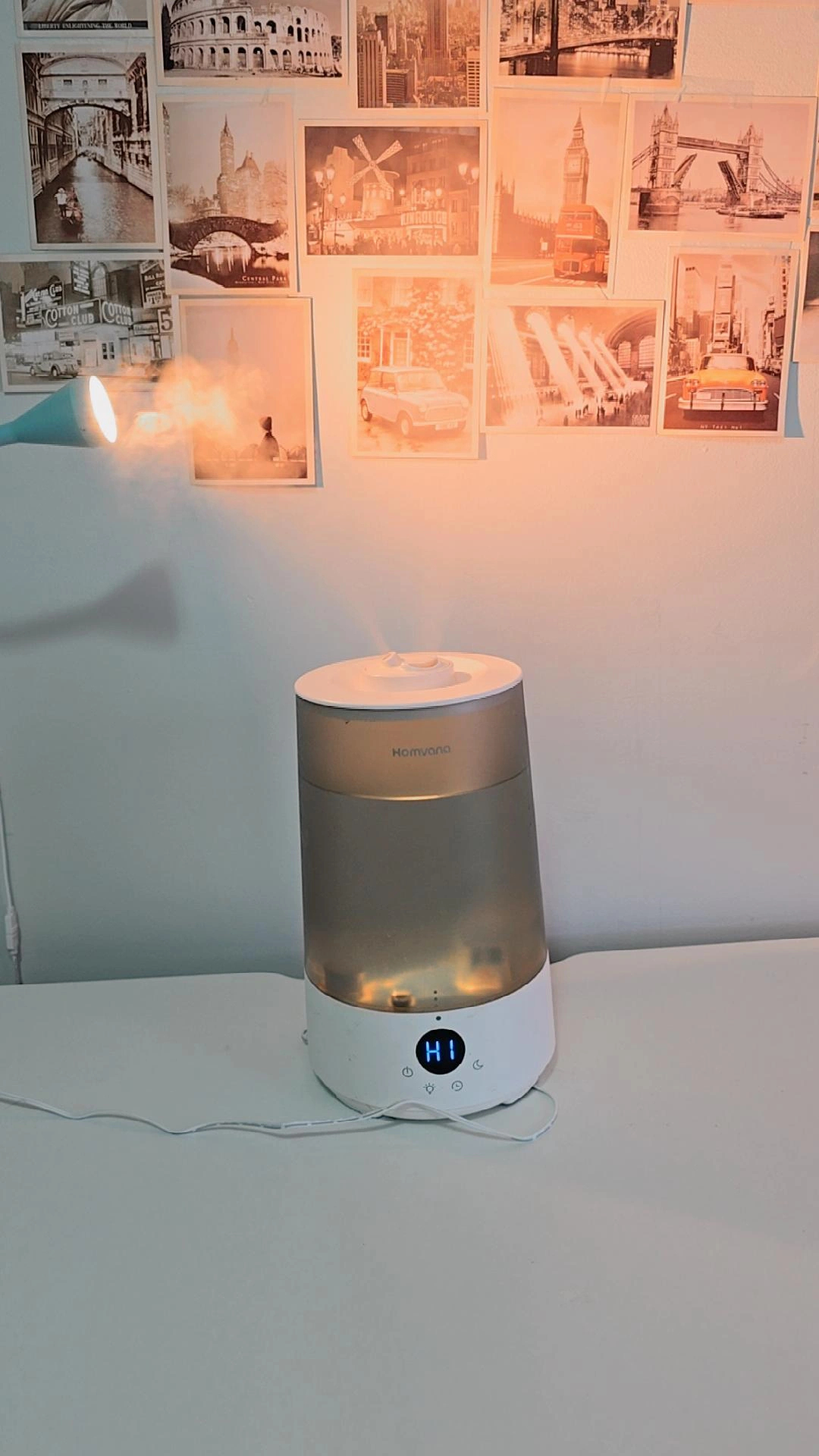 Homvana Humidifiers  BPA FREE, 7 Color Light