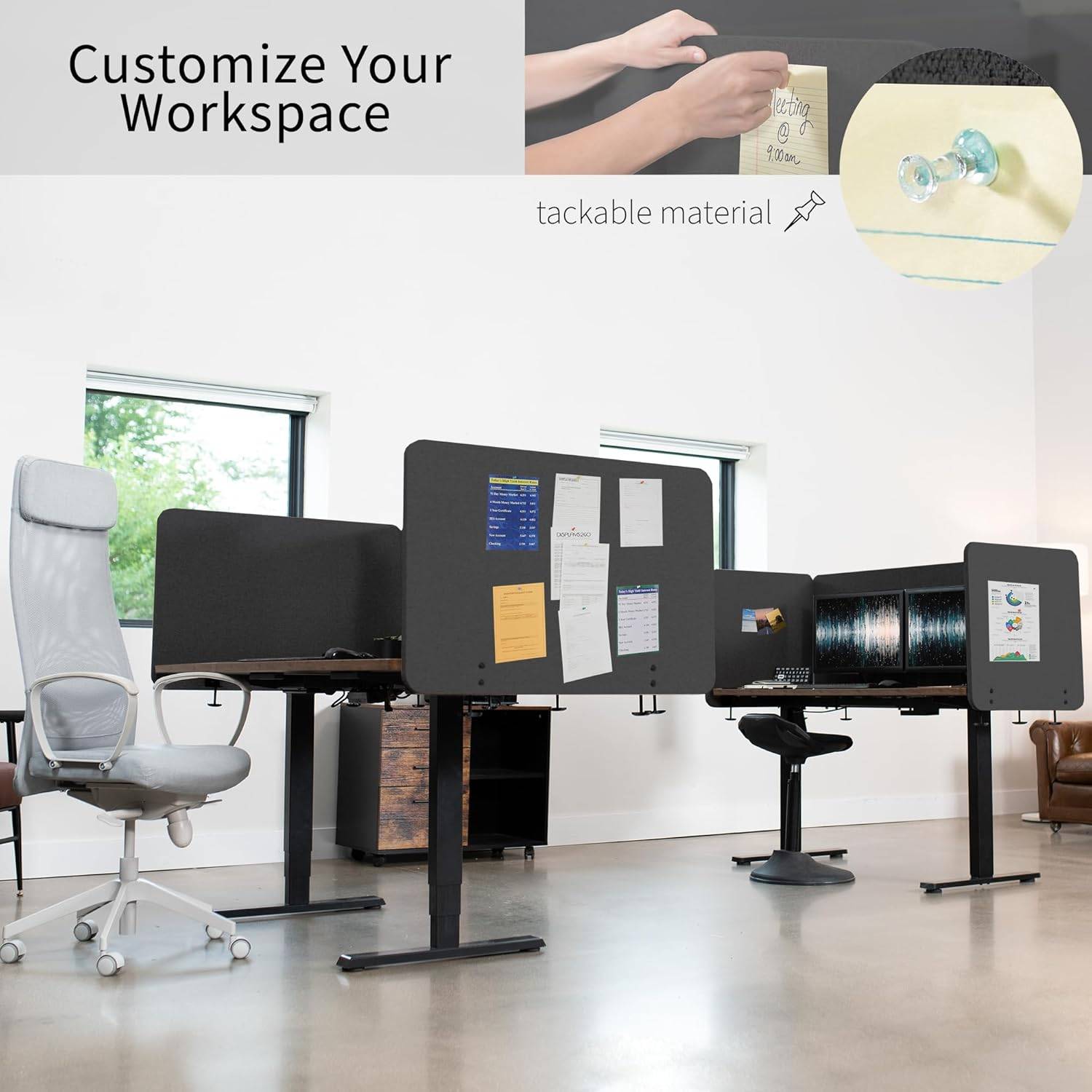 New VIVO Desk Privacy Panel - 60"x24" - photo 5