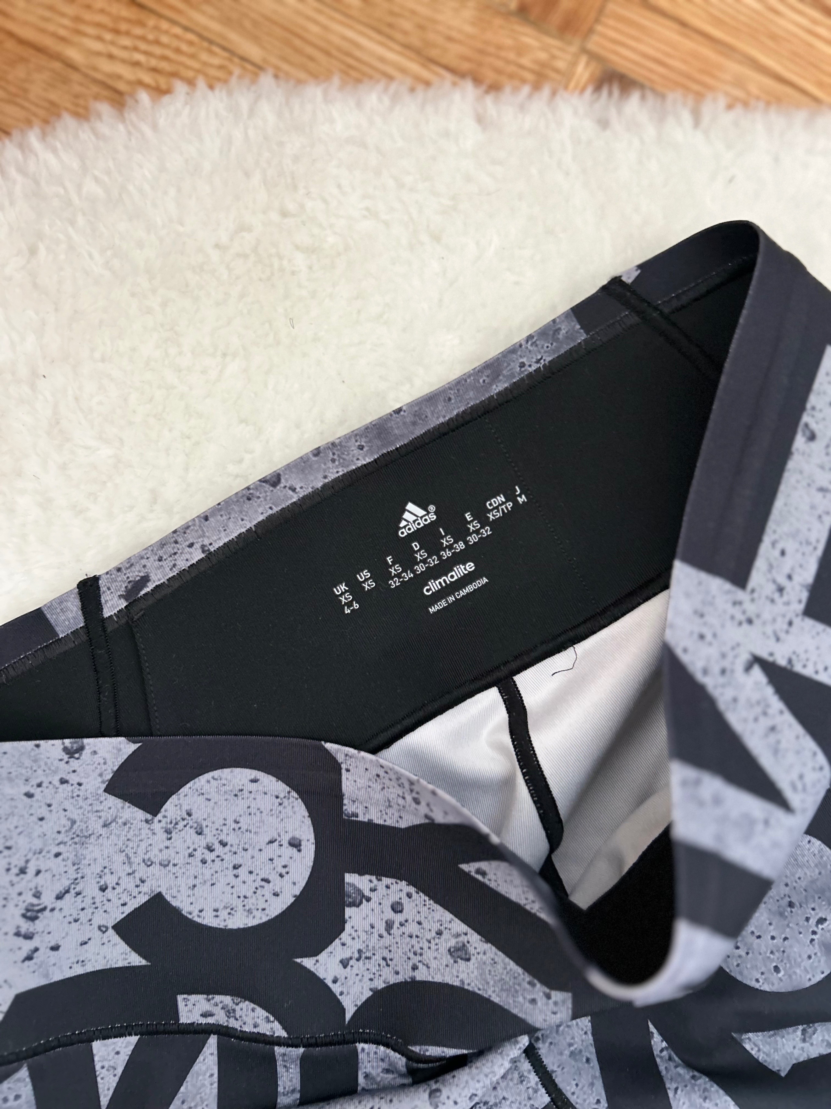 Adidas Climalite XS Leggings - Black & Grey - photo 4