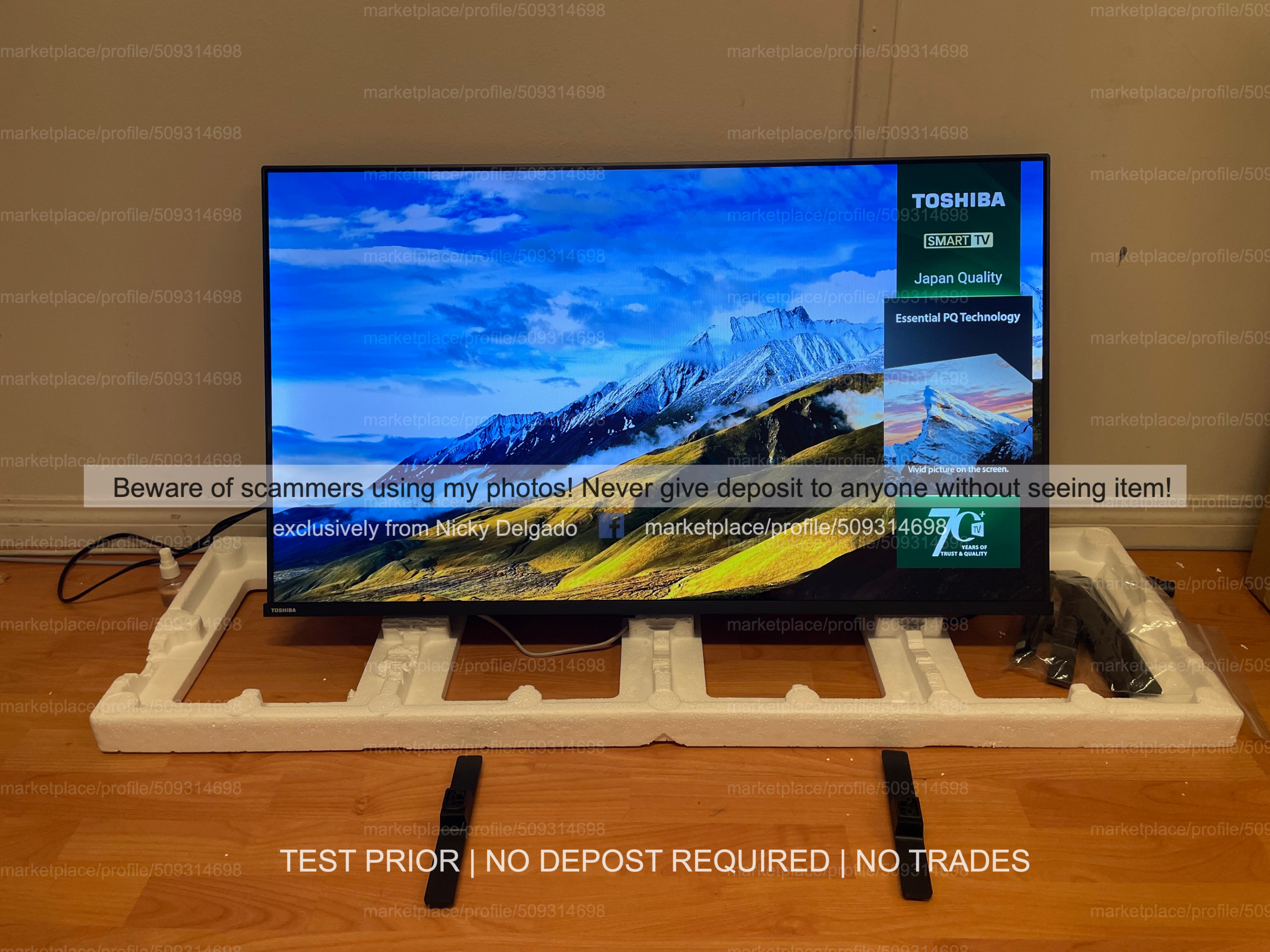MINT! Toshiba 43" 43V35MC 1080p HD LED Vidaa Smart TV - photo 4