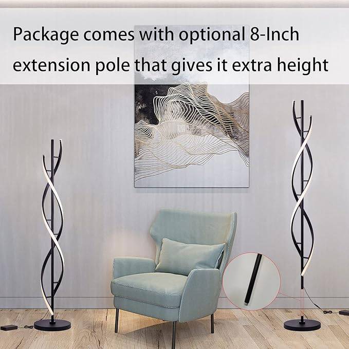 Spiral LED Floor Lamp - photo 3