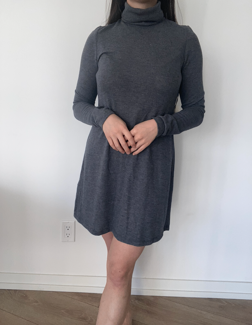 [NEW] Long-Sleeve Turtleneck Dress