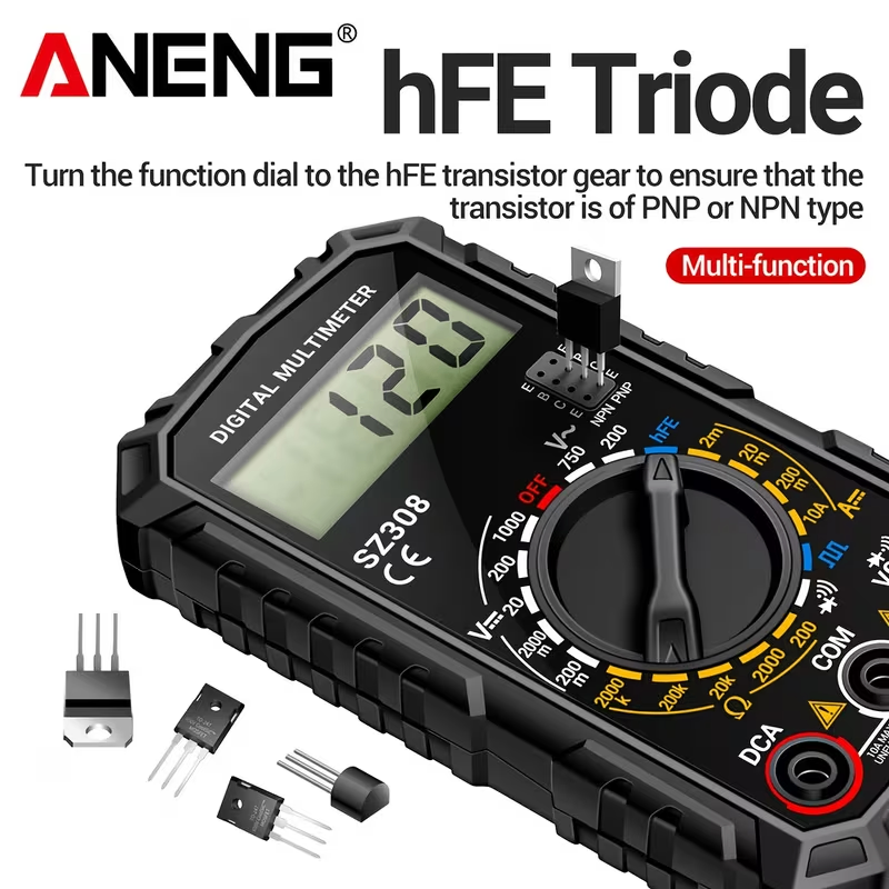 ANENG SZ308 Electrical Maintenance Mini Digital Multimeter - photo 4