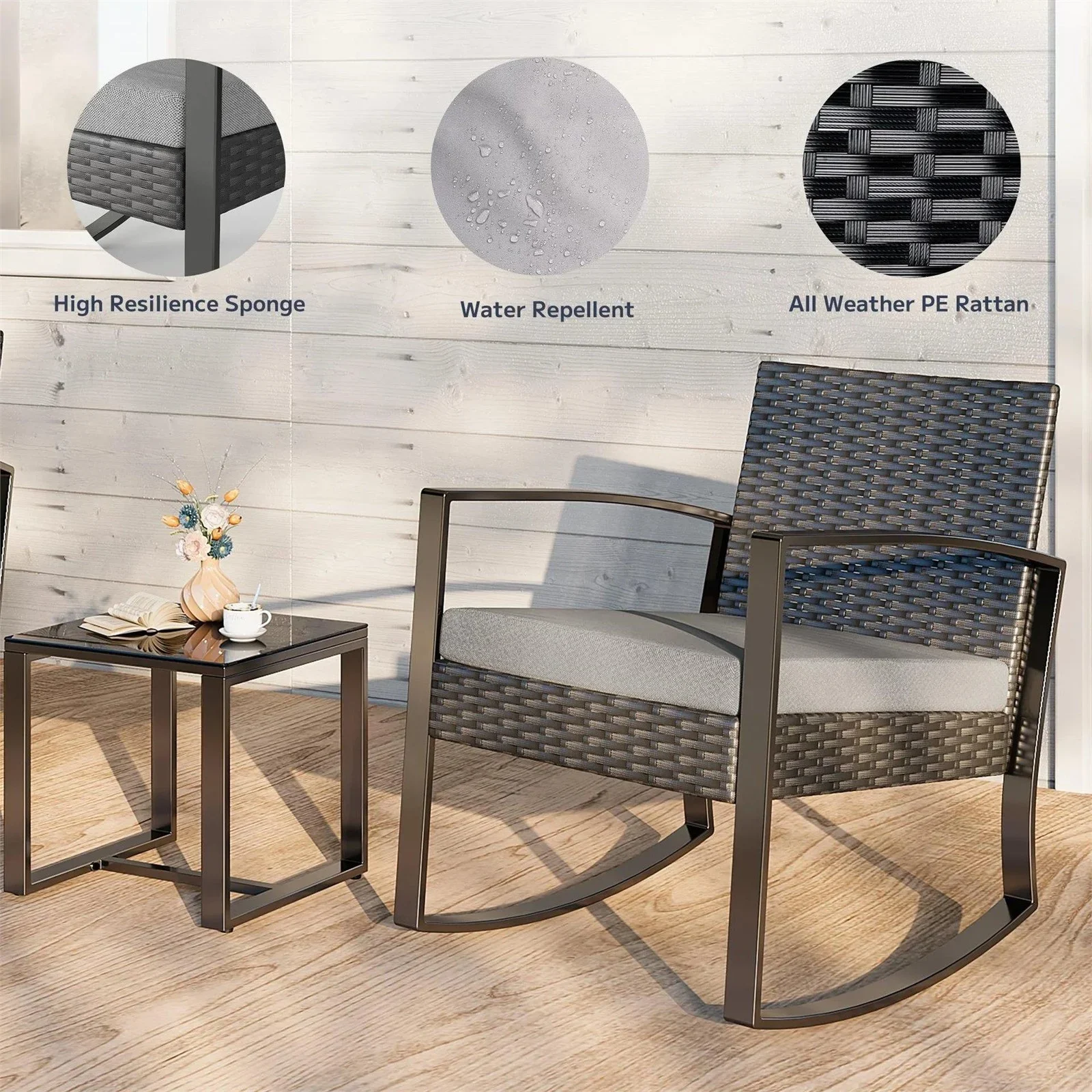 3-Piece Patio Furniture Set