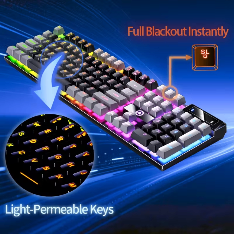 YINDIAO Wired Keyboard USB Plug Computer Gaming Keyboard - photo 4