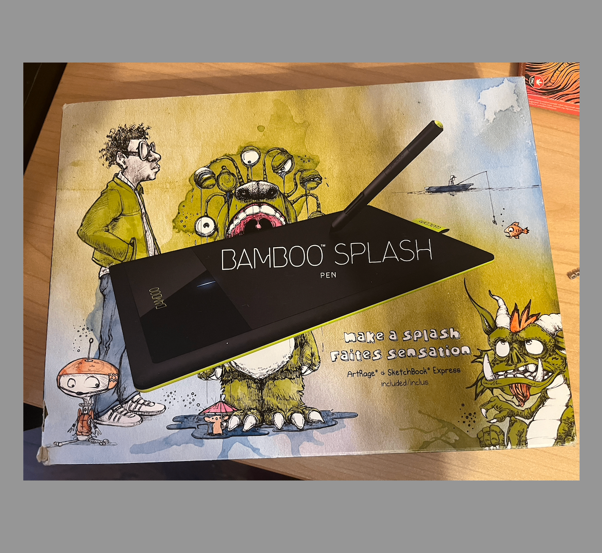 [NEW] 🥕 Wacom Bamboo Splash Graphics Tablet for Digital Art