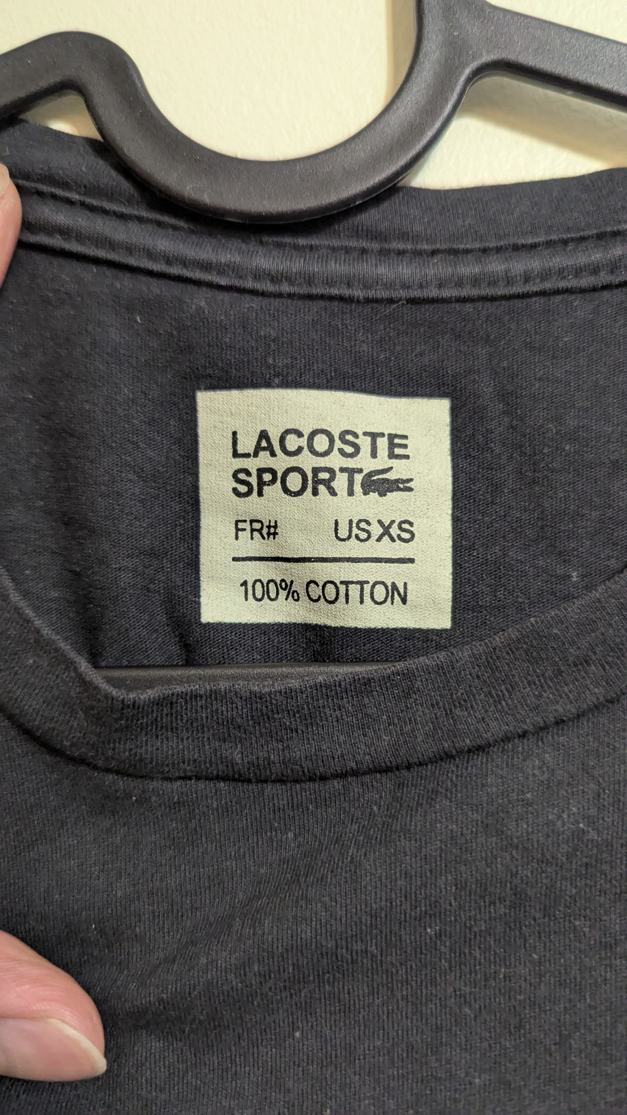 Lacoste Black Printed Tshirt Size S-XS - photo 2