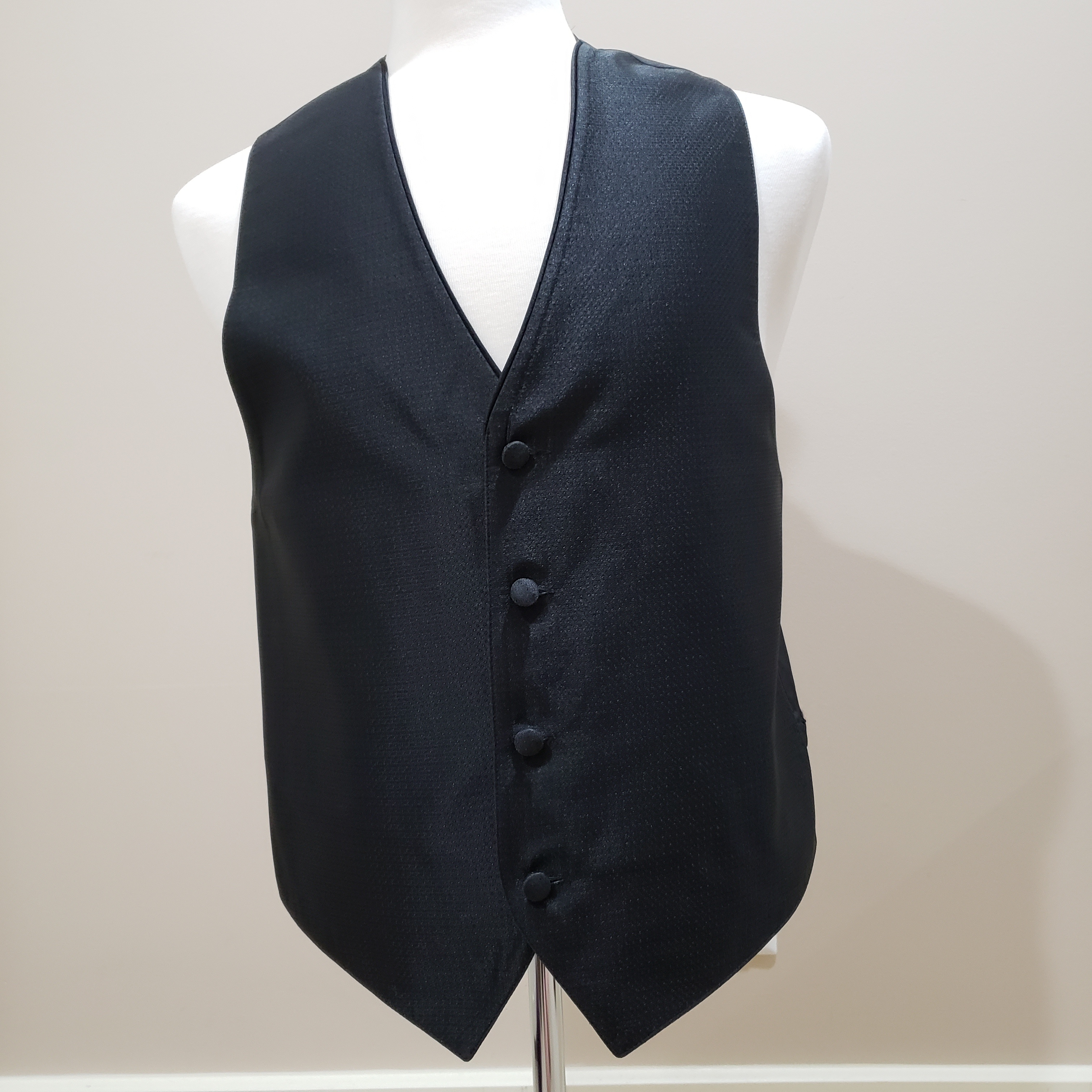 Men’s Black Polka Dot Vests or Waistcoats Small - photo 3
