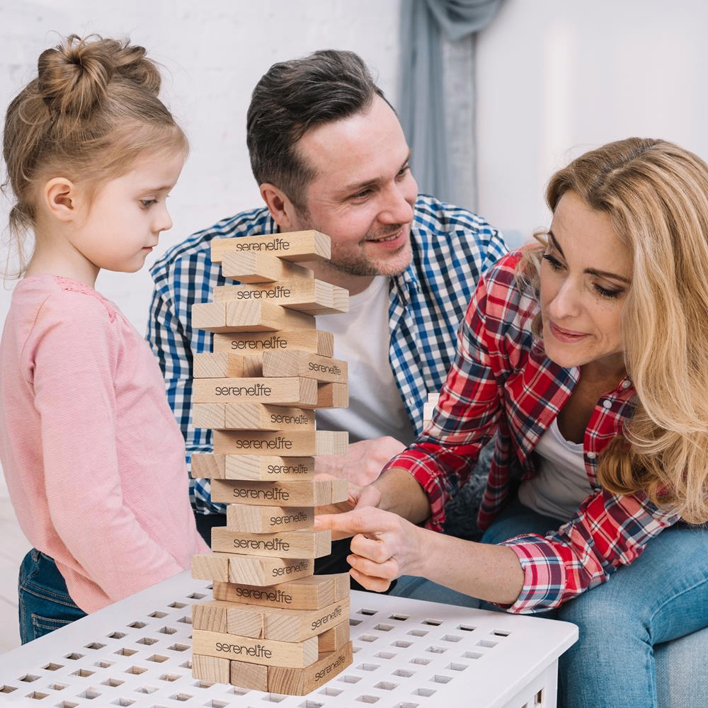 56 PCS Giant Tumble Tower Blocks Game! - photo 2