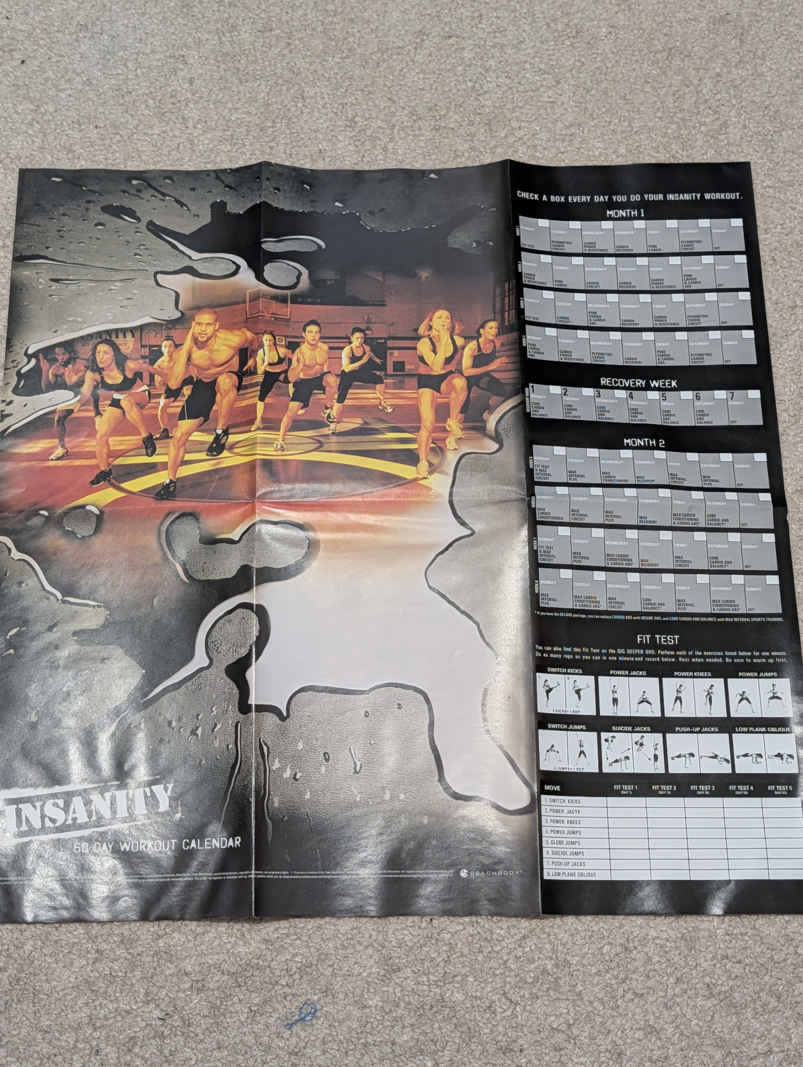 INSANITY Workout Program Deluxe Kit 10 + 3 DVD Set - photo 3