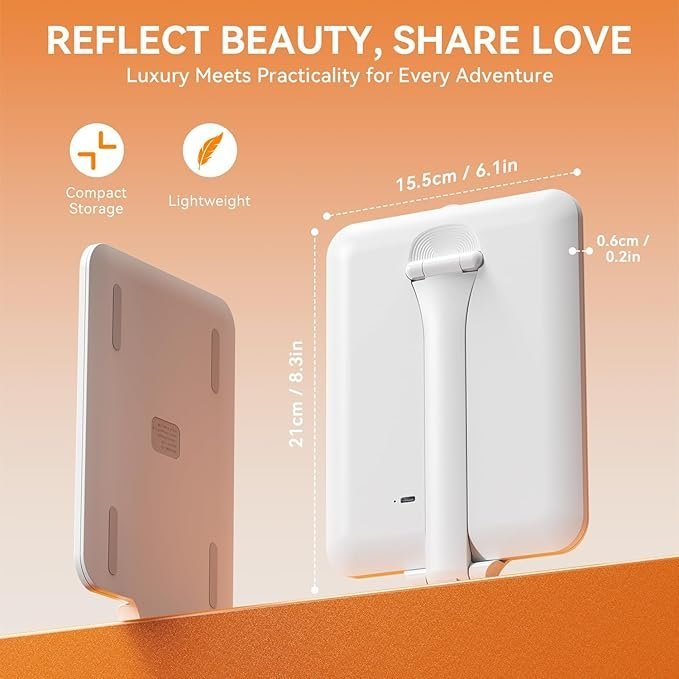 Auxmir Foldable Makeup Mirror with Beauty Mirror - photo 2