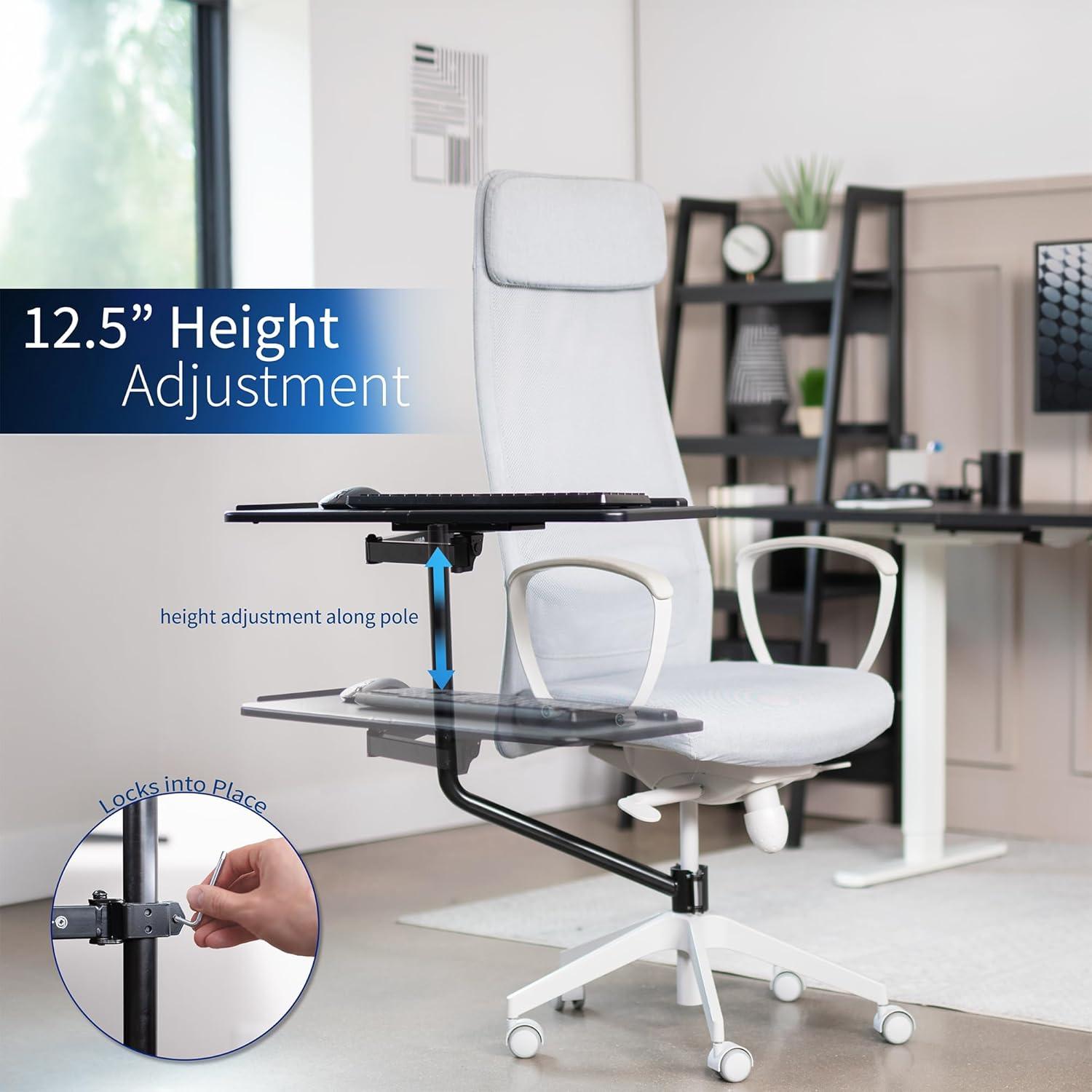 New VIVO Office Chair Mounted Keyboard and Mouse Tray - photo 4