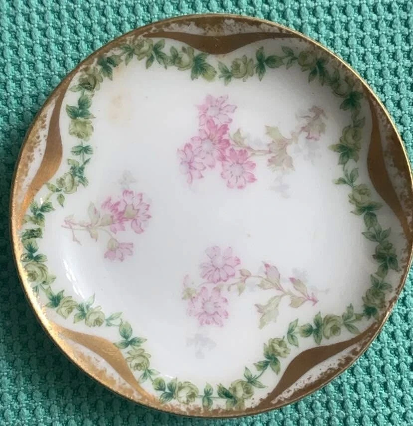 Rare Vintage Haviland & Co Limoges small Floral Plates - photo 3
