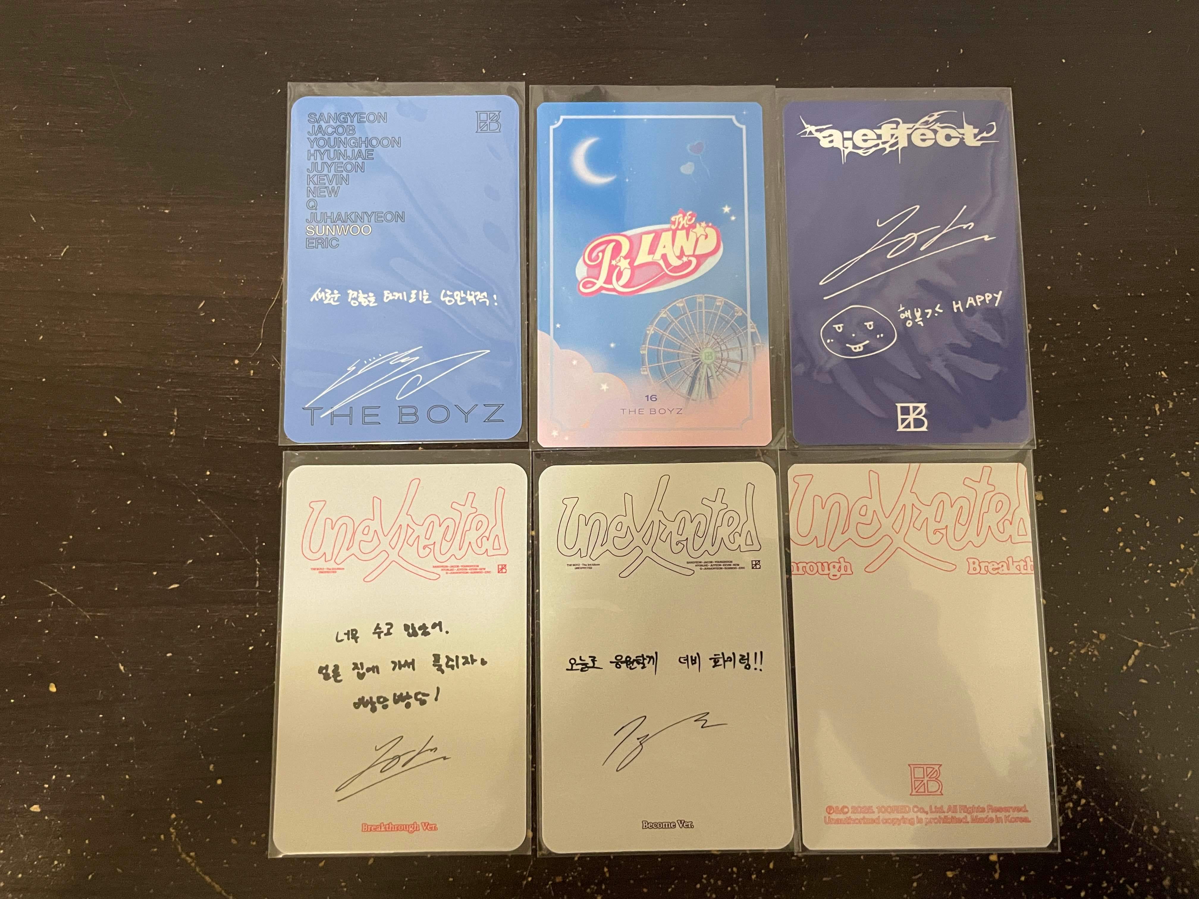 THE BOYZ (TBZ) Photocards + Juyeon character doll, stickers - photo 3