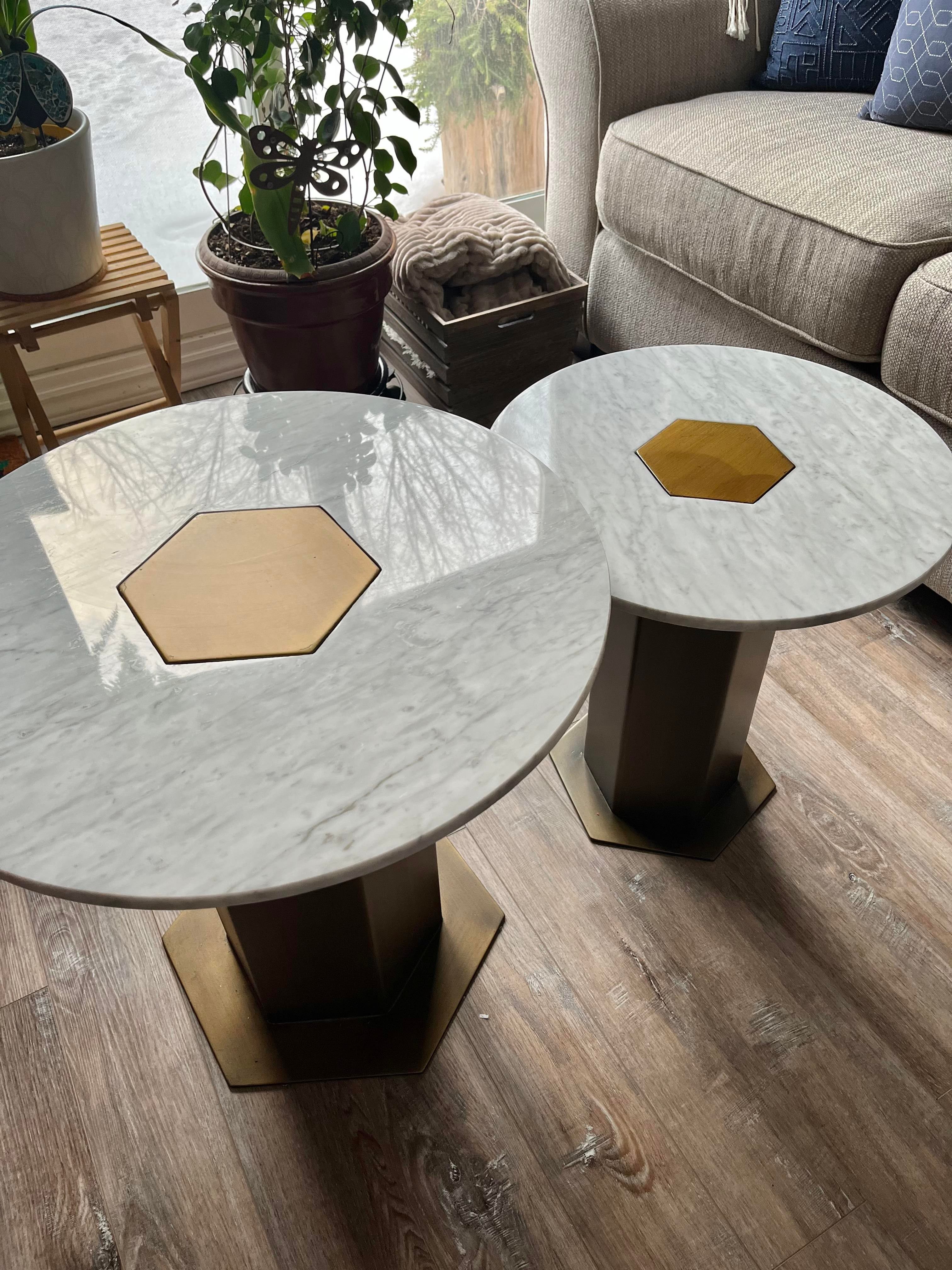 Marble Coffee table set