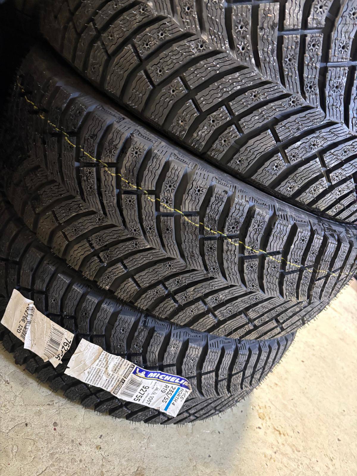 NEW 235/55/R19 Michelin snows–Flex/RX/NX/Q5/GLC/MKT/300C/XC60 - photo 2