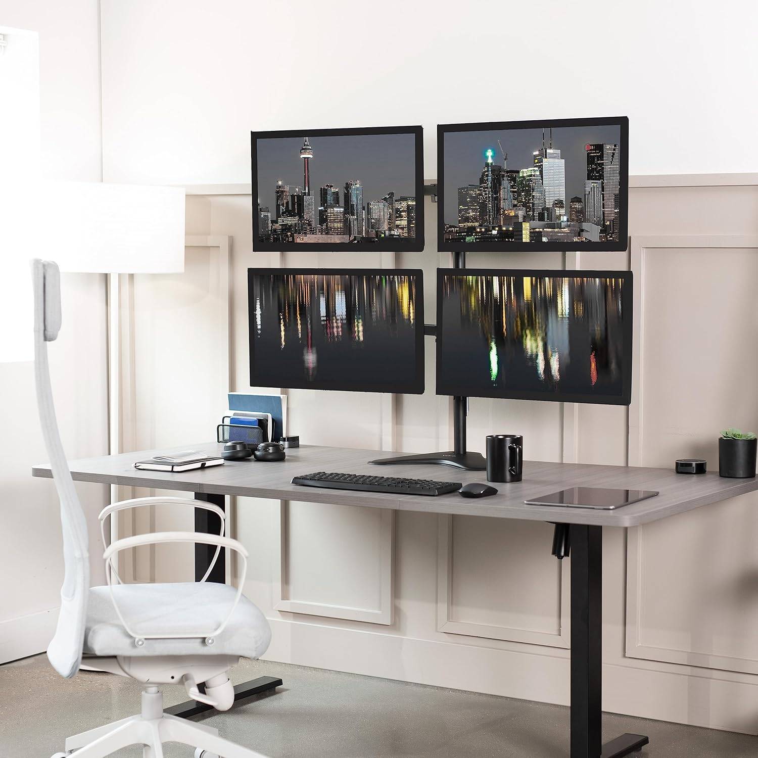 New VIVO Quad 13 to 30 inch Monitor Free-Standing Mount - photo 5
