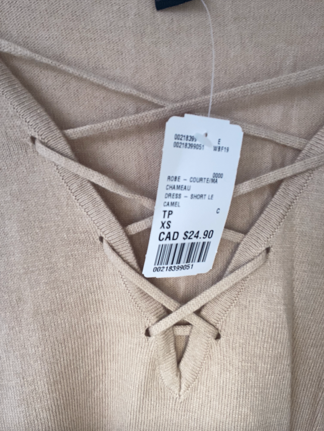 [NEW] Long-Sleeve Criss-Cross Sweater Dress - photo 3
