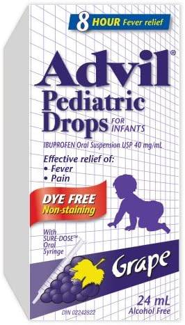 Advil Pediatric Drops for Infants - Grape x 2 Boxes