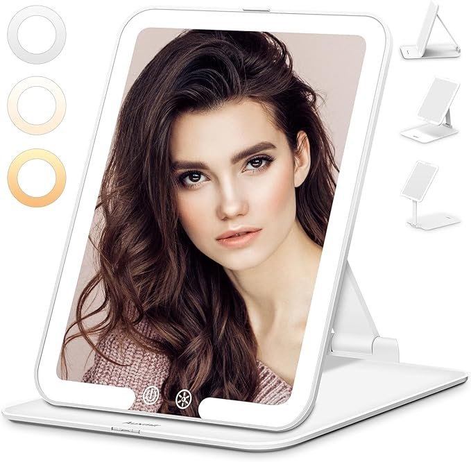 Auxmir Foldable Makeup Mirror with Beauty Mirror