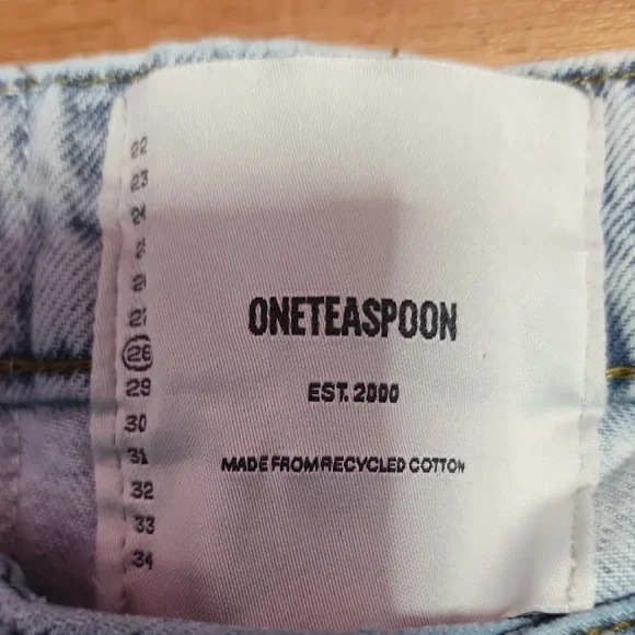 One Teaspoon Bonitas Denim Shorts - Size 28 - photo 3