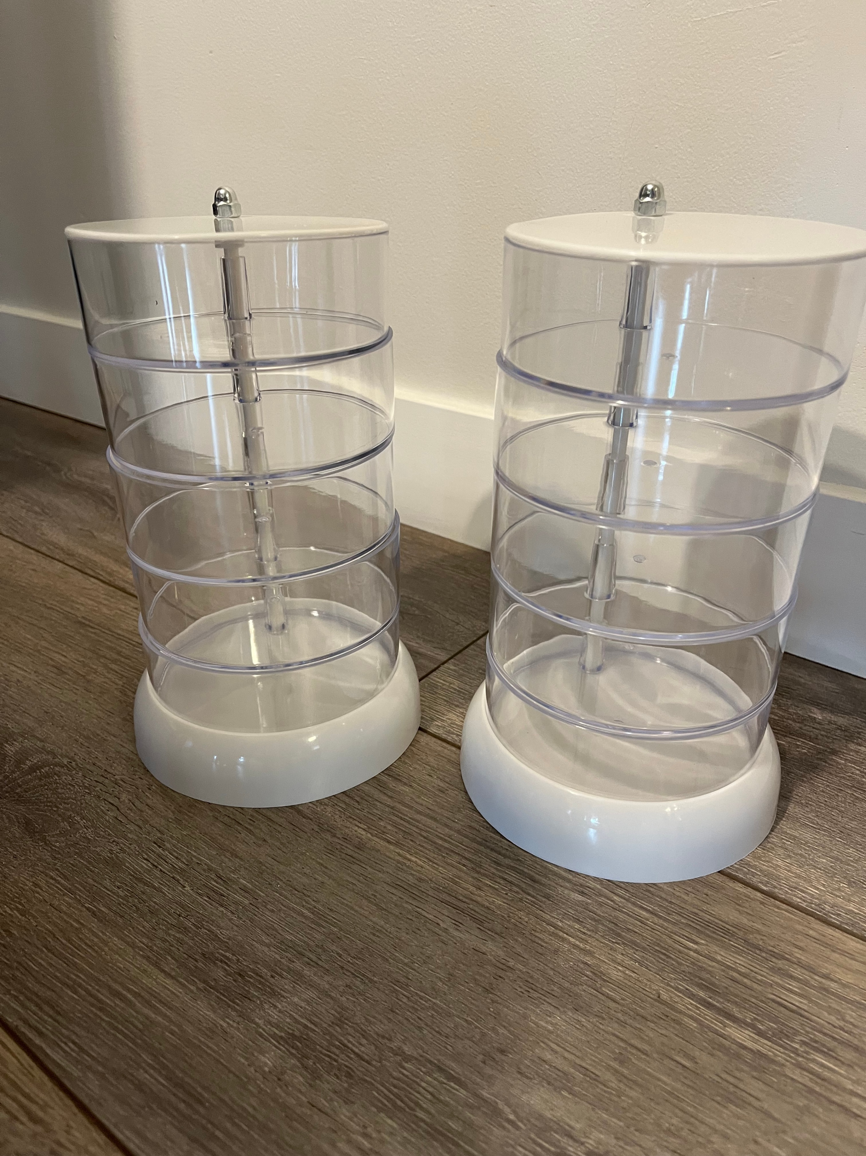 5 Tier Rotating Jewelry Storage Box, NEW