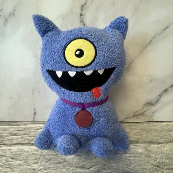 Uglydolls Hasbro 9” Ugly Dog Plush Stuffed Purple Blue Monster