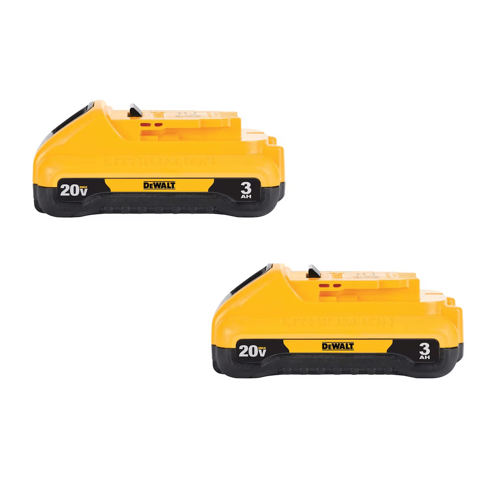 DEWALT 20V MAX Lithium-Ion 3.0Ah Compact Battery (2-Pack)