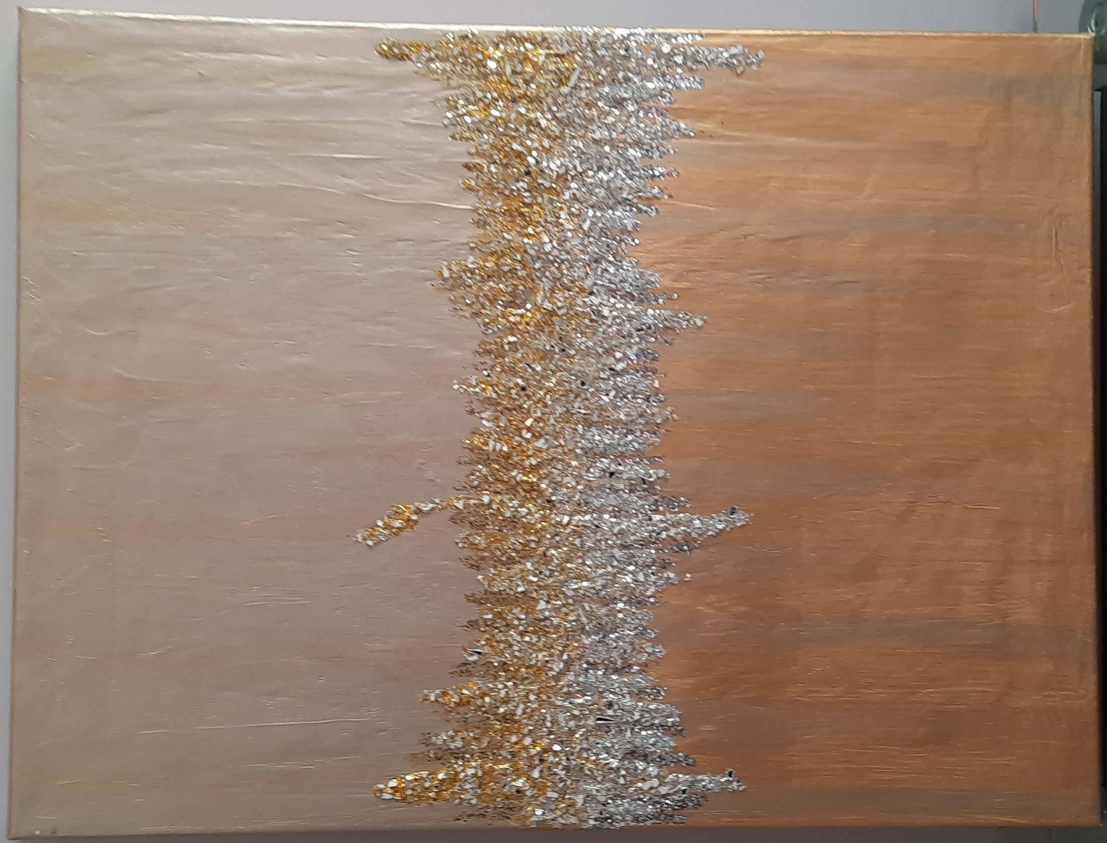 #2 - Textured wall art painting on canvas .