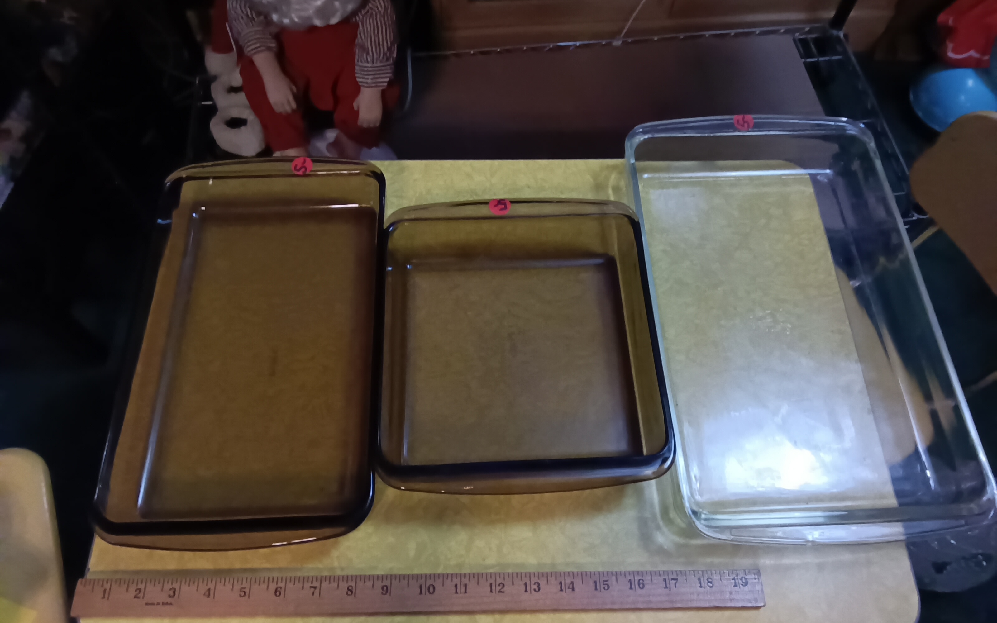 PYREX BAKING PANS $5 EA