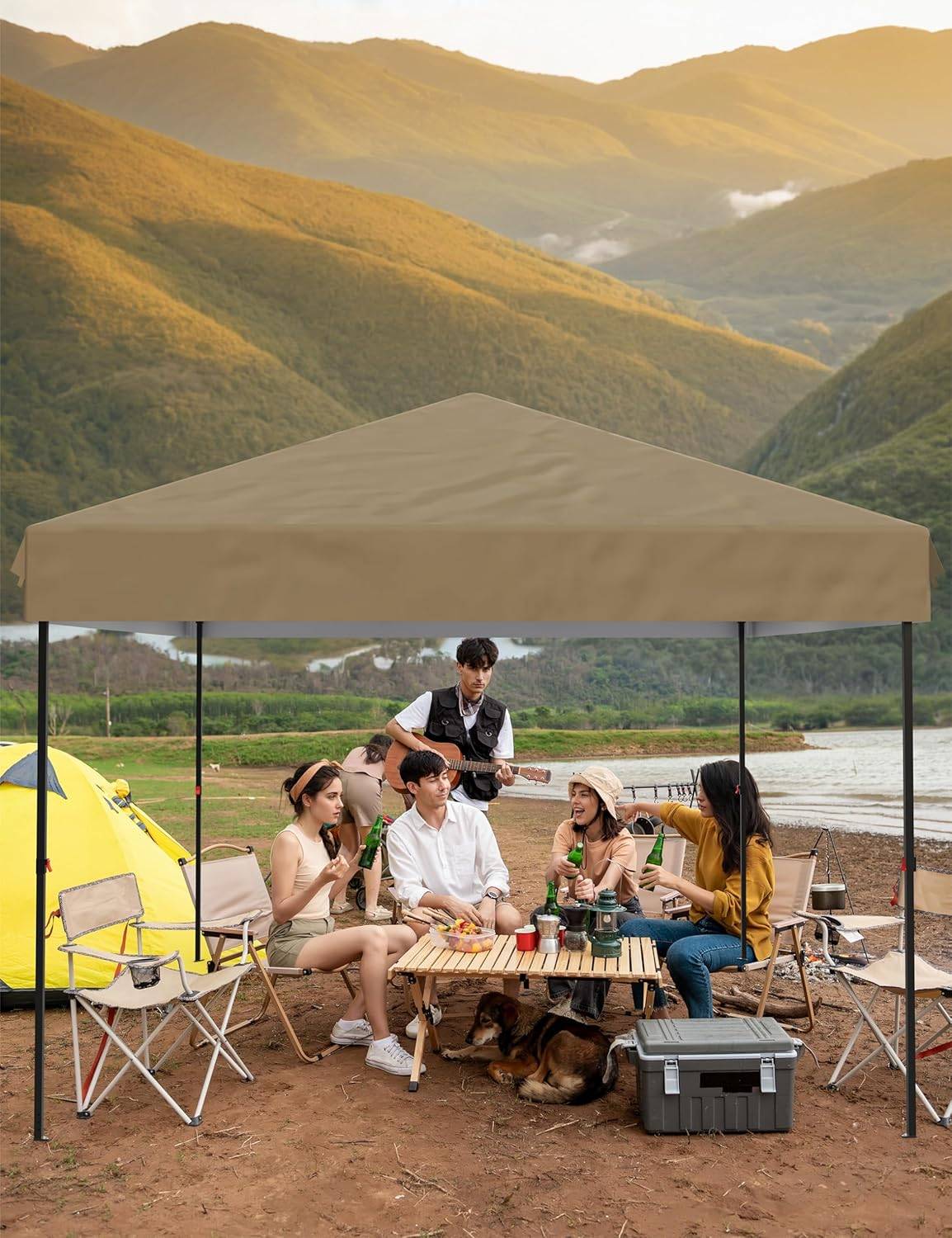 10'x10' Khaki colored sunshade FT61008 - photo 2