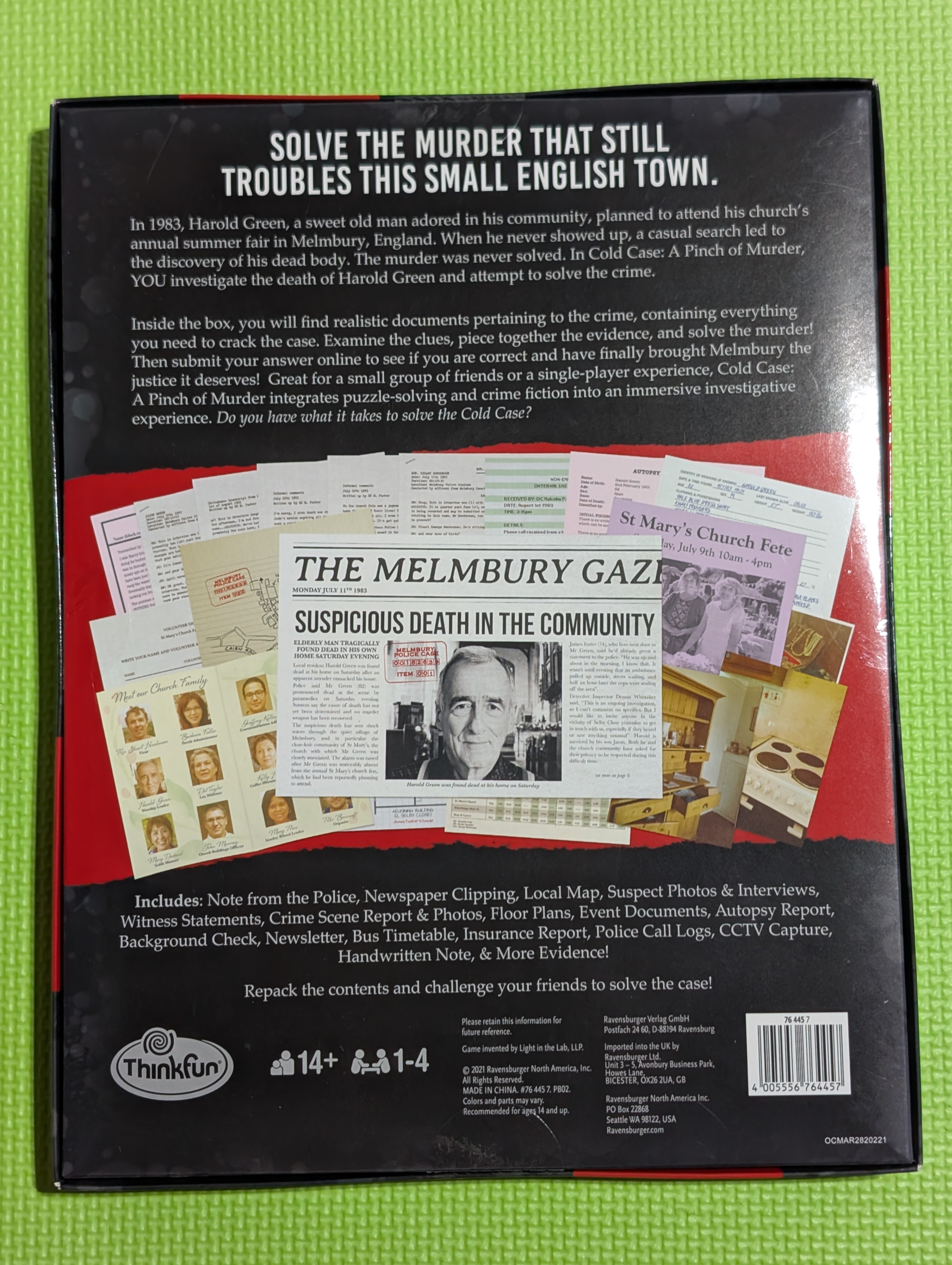 Cold Case: A Pinch of Murder - Board Game - photo 2