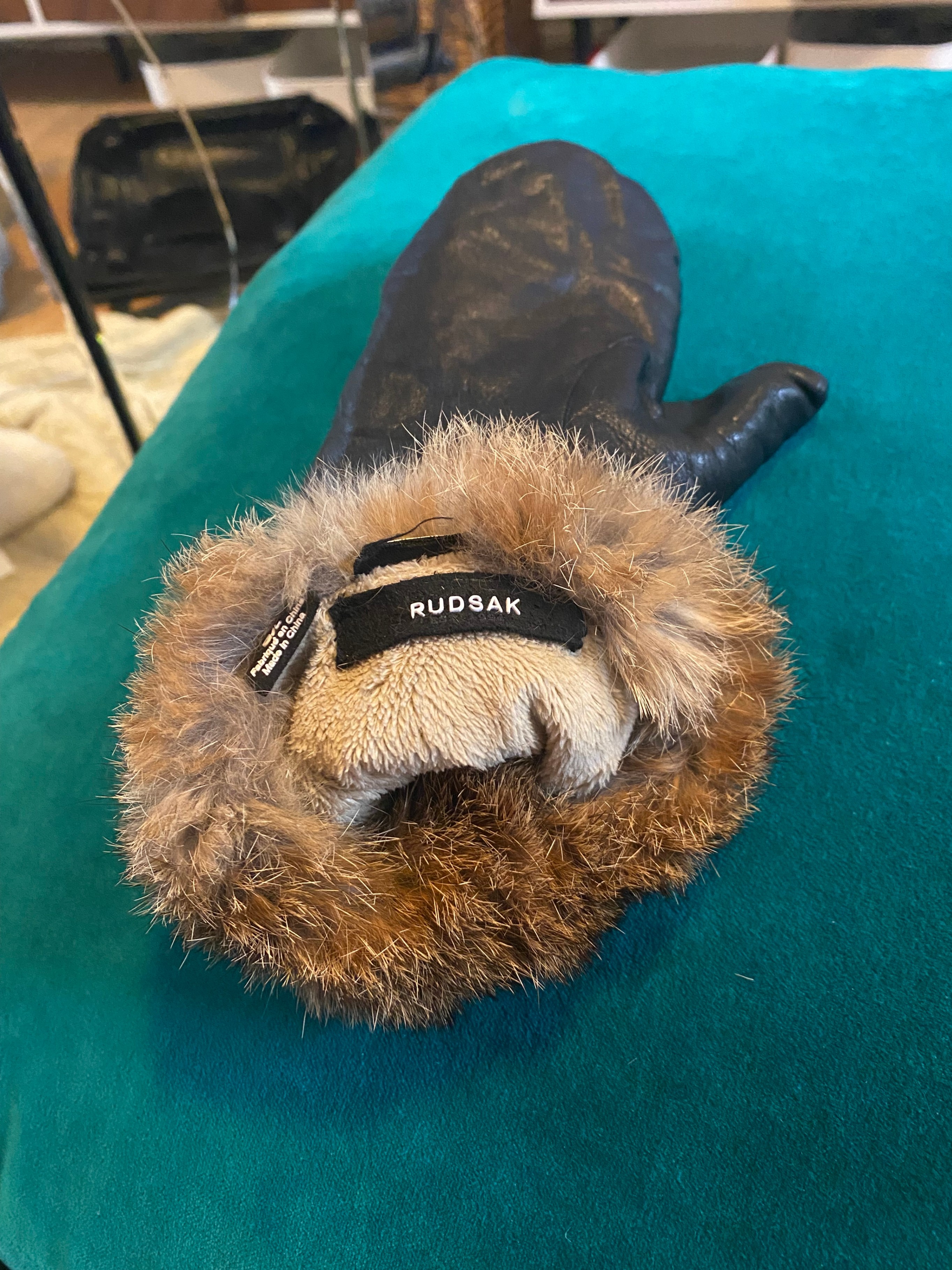 Rudsak Leather and Fur Gloves - photo 3