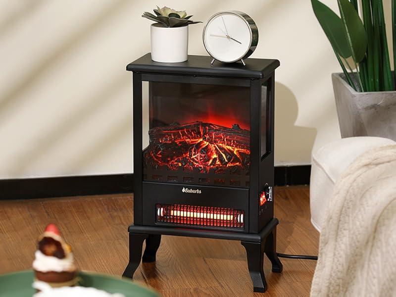 TURBRO Suburbs TS17Q Infrared Electric Fireplace Stove - photo 2