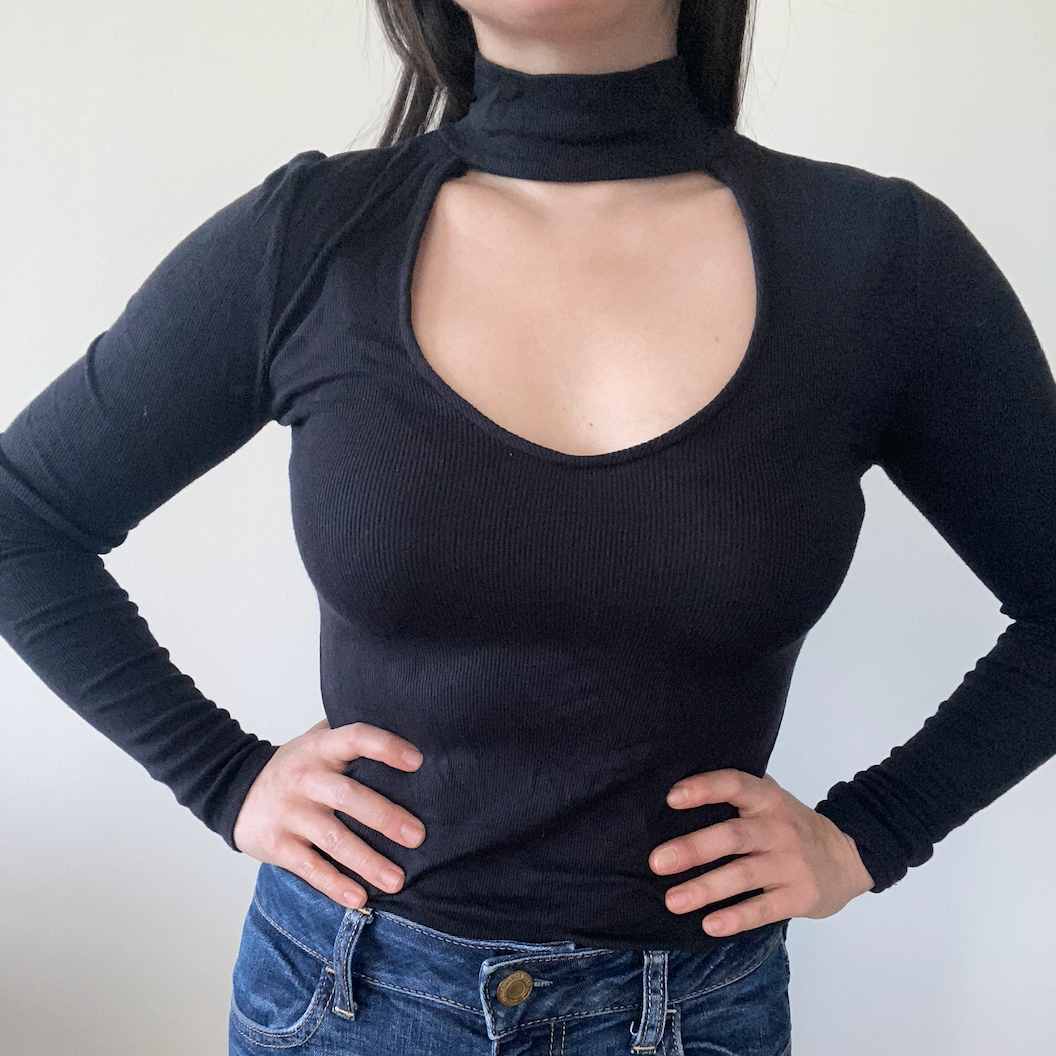 Urban Outfitters Choker Neck Long Sleeve