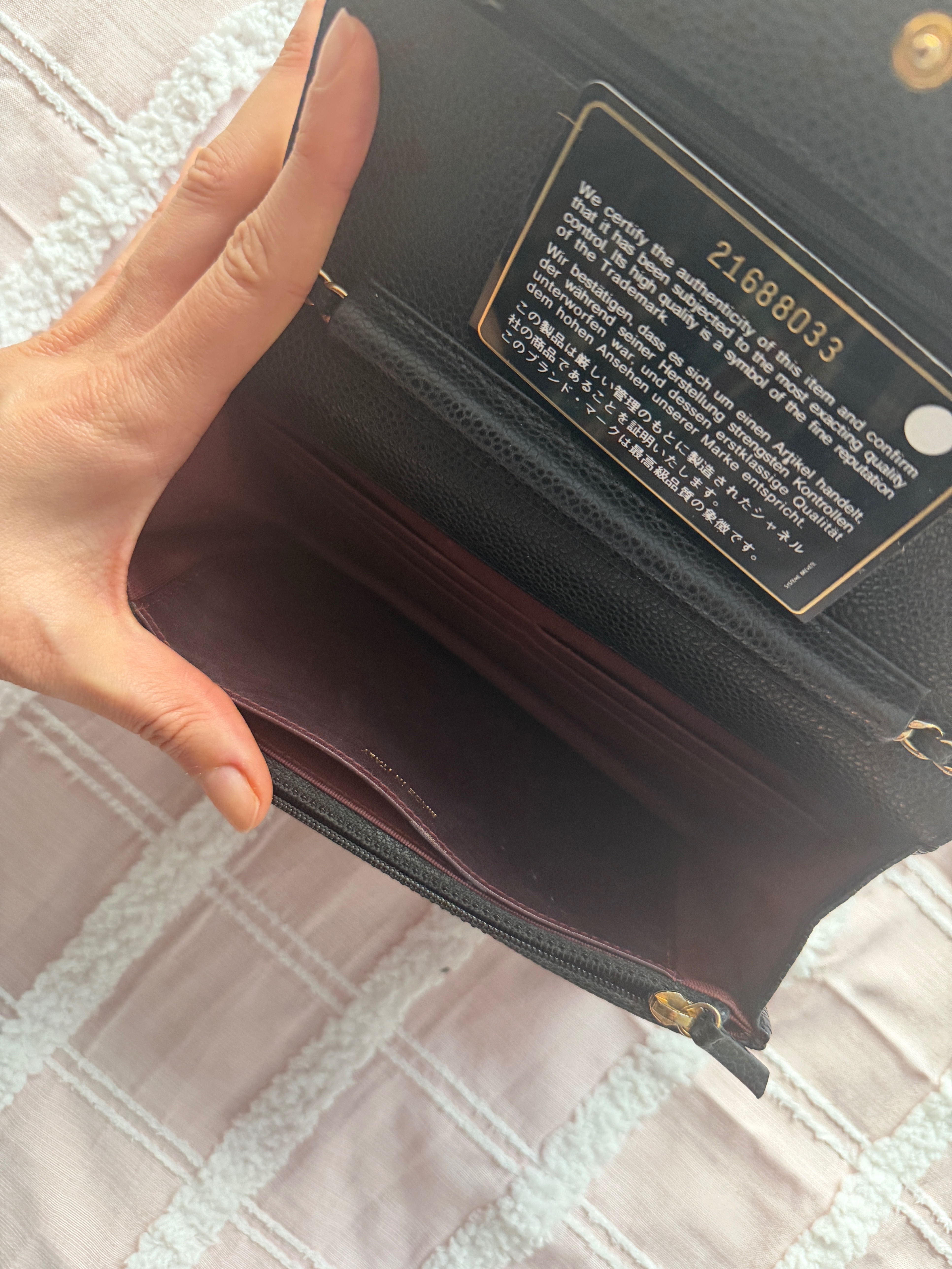 GORGEOUS Chanel Wallet on Chain - Caviar GHW - photo 4