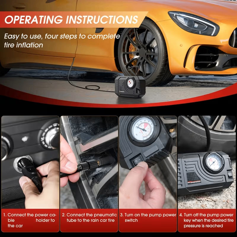 Carsun 150PSI Tire Inflator for Cars - photo 2