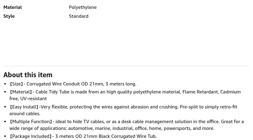 3 meters Split Loom Tubing Wire Conduit (READ AD) - photo 3