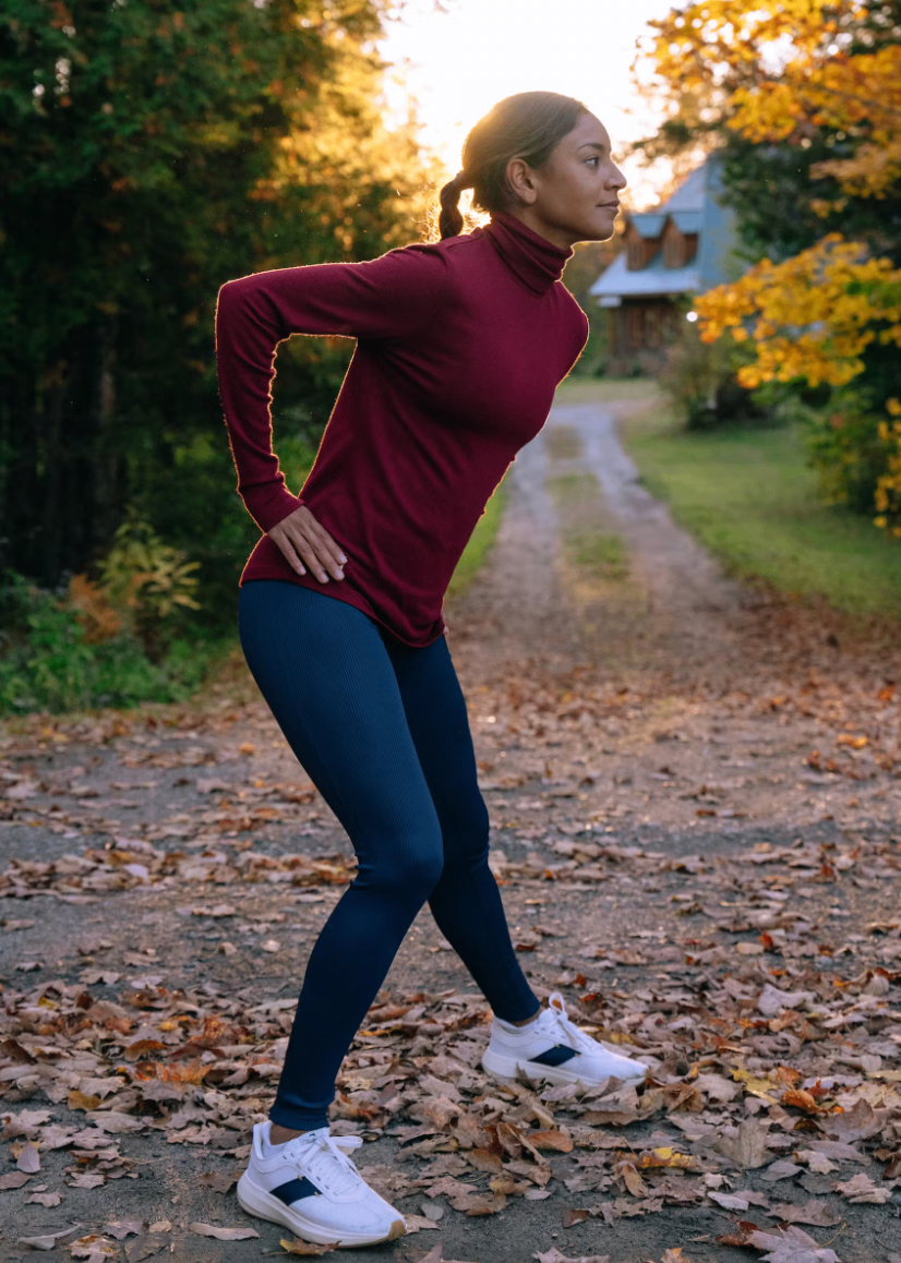 Tracksmith Womens Fells Ribbed Tights (Size Medium) NWT