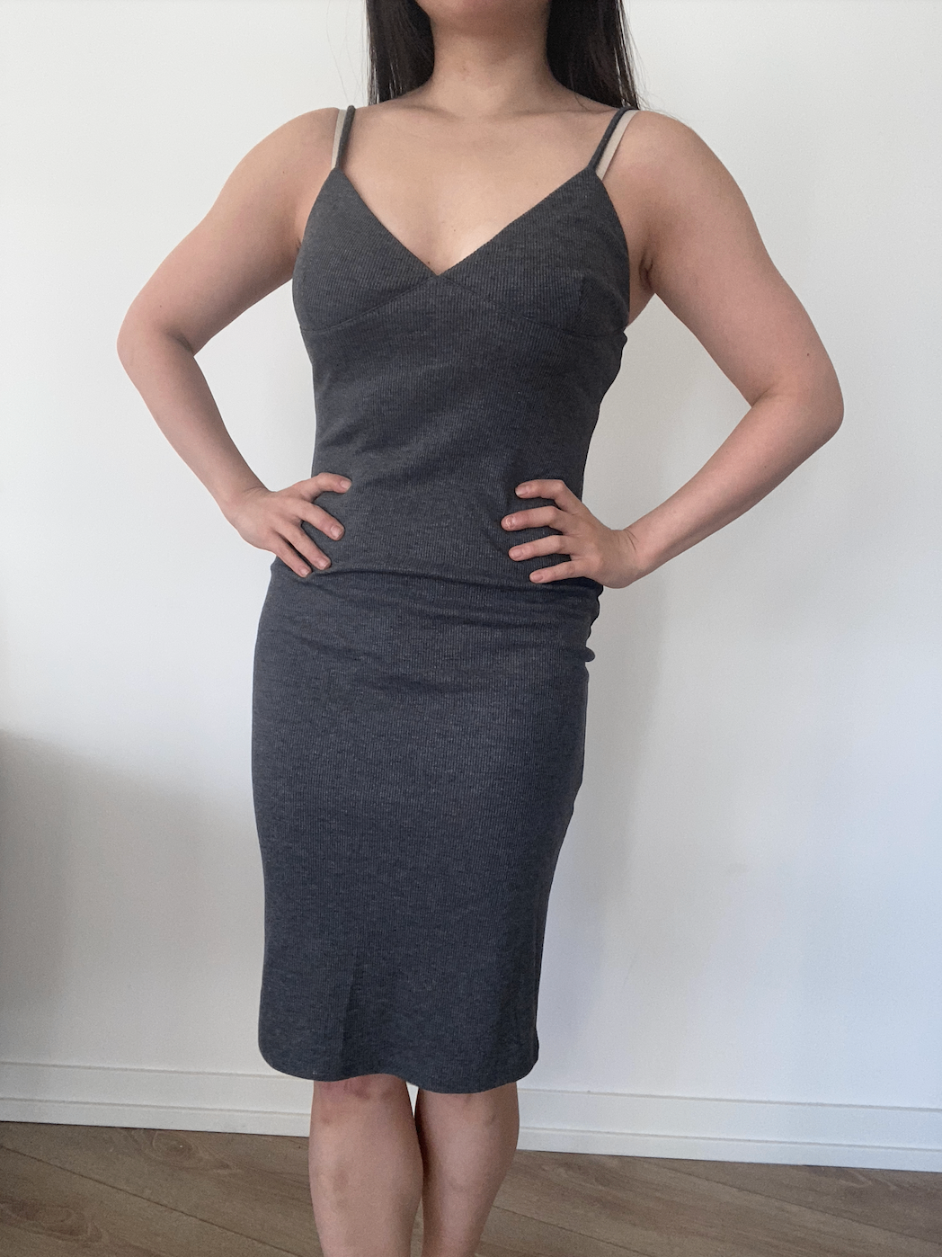 [NEW] Grey Midi Dress - photo 2