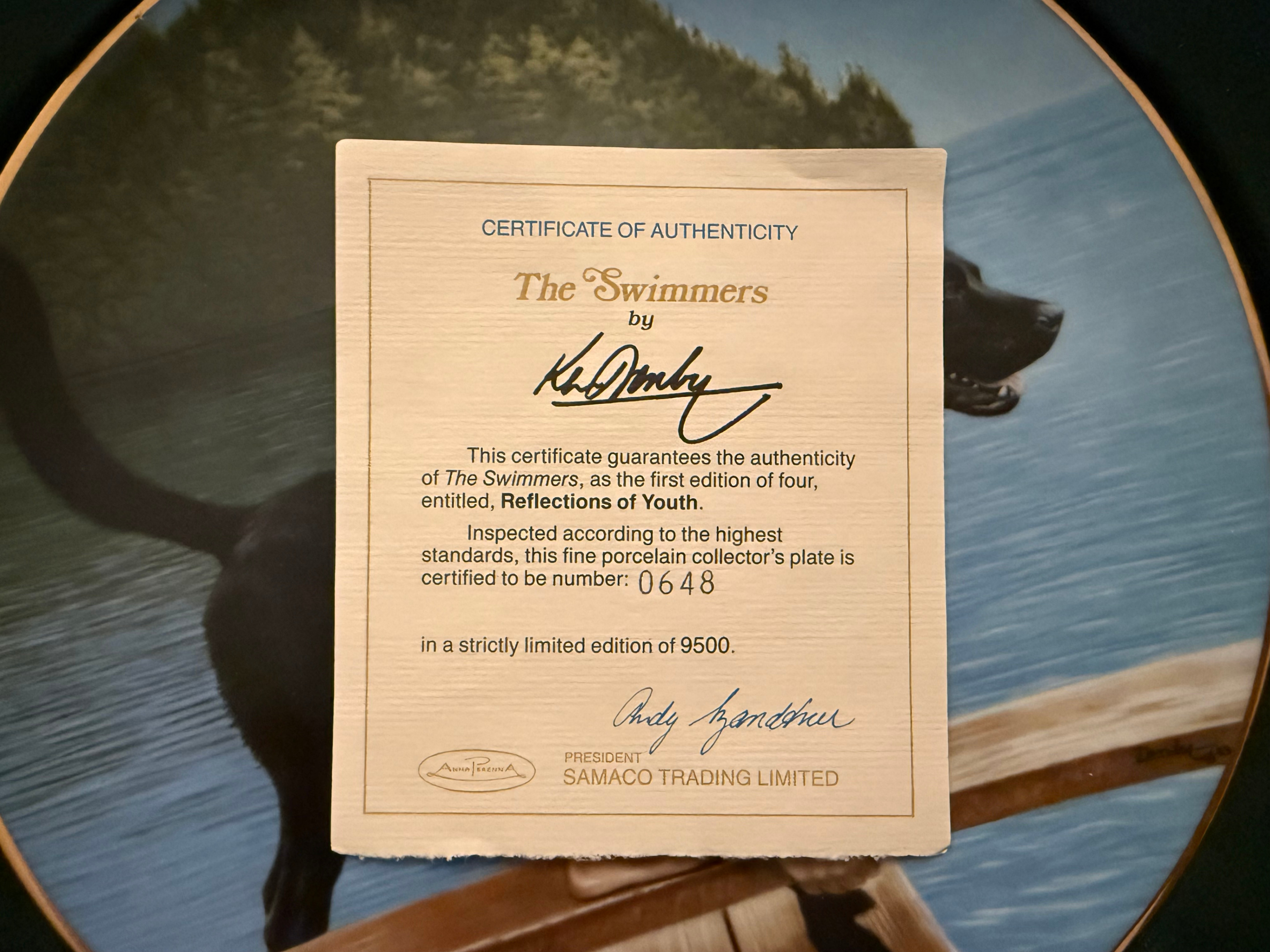 The Swimmers by Ken Danby Plate - photo 2