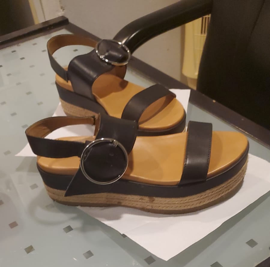Black uggs sandals
