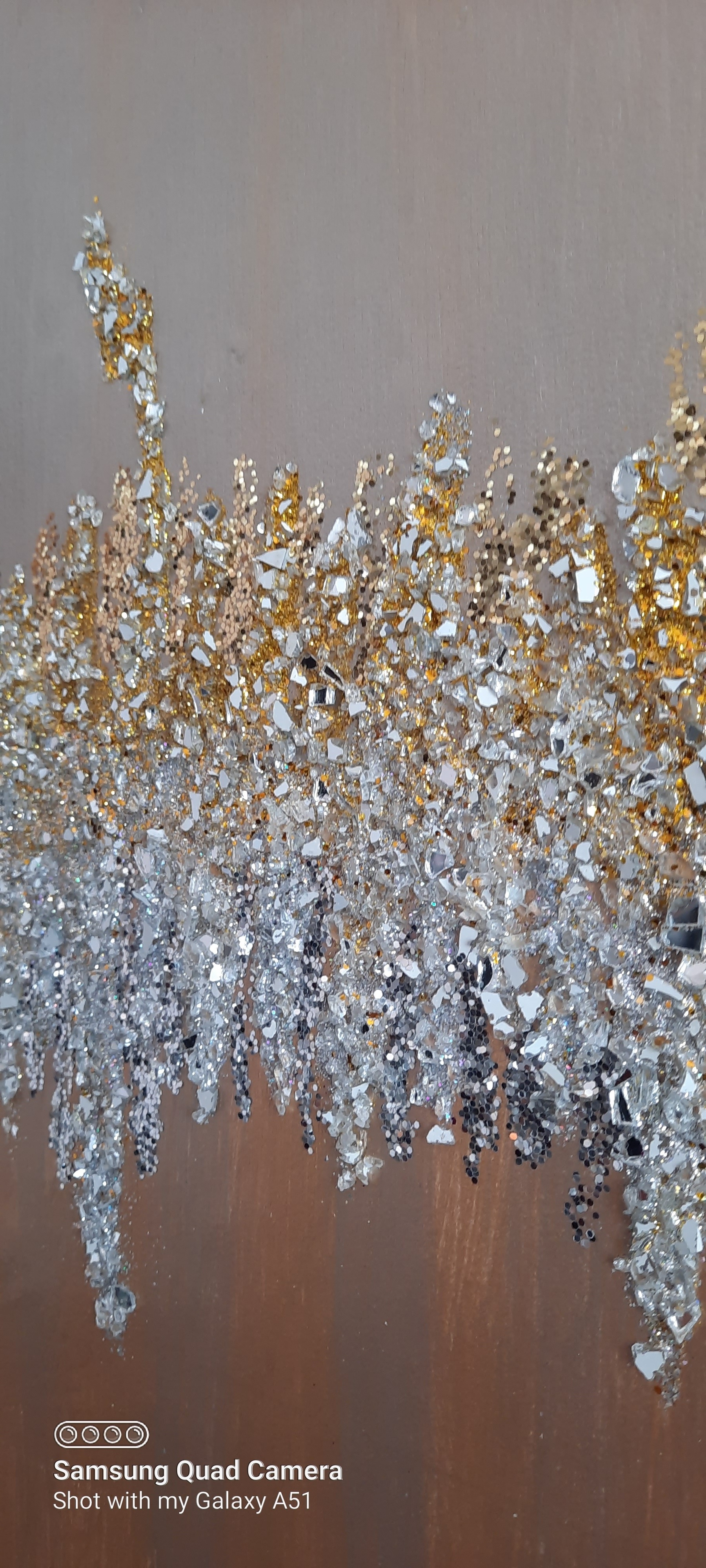 #2 - Textured wall art painting on canvas . - photo 4