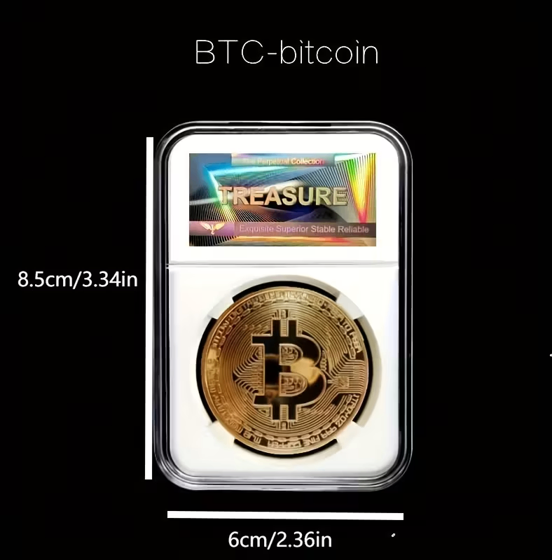 Limited Edition Physical Bitcoin/Ethereum Coin - photo 2