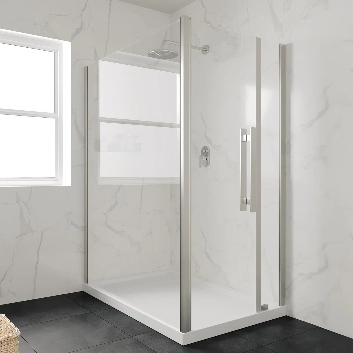 OVE Decors 54-In W X 36-In D Shower Base Pan - photo 2