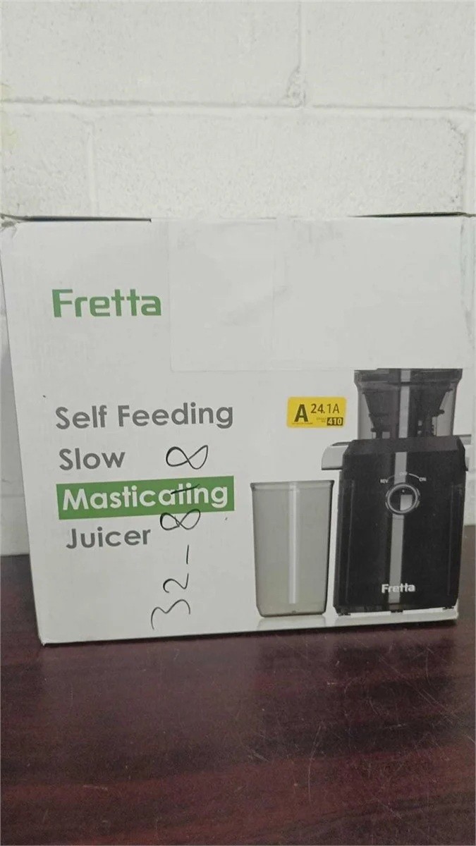 Fretta Cold Press Juicer Machine with 4.25" Large Feed Chute - photo 2