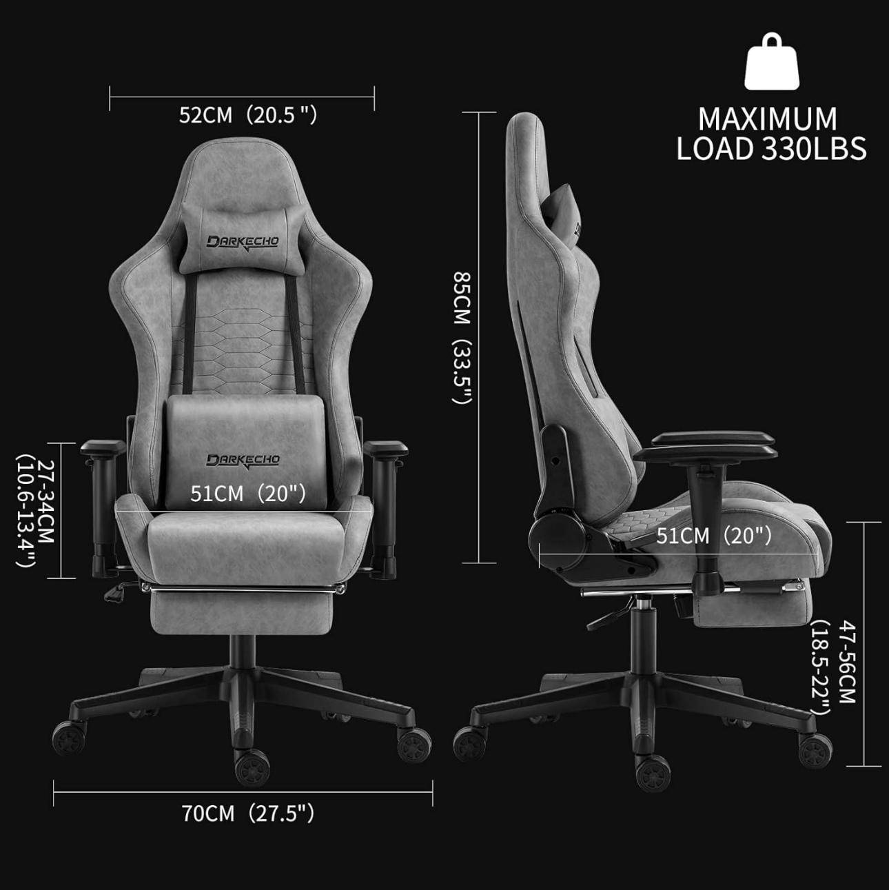 Grey Office Chair - Worn seat (Fully Functional) - photo 5
