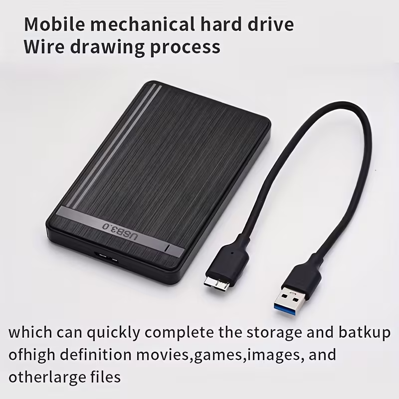 Portable Hard Drive, 250GB External Storage - photo 5