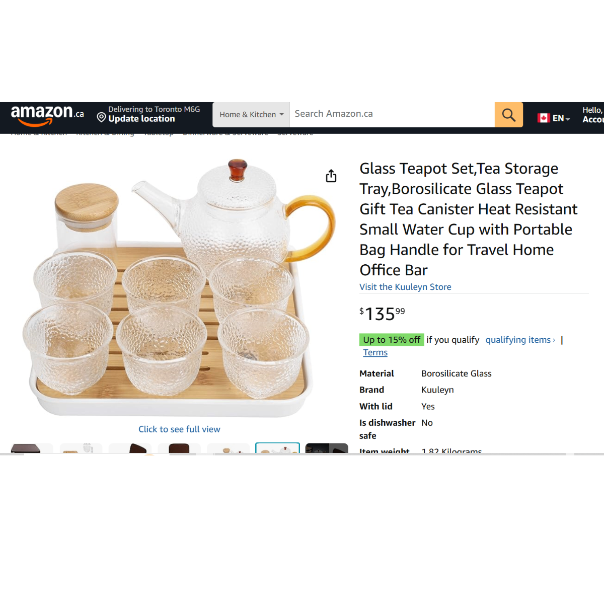RETAIL PRICE $135-FULL Gongfu tea set with warmer,bamboo tray - photo 2